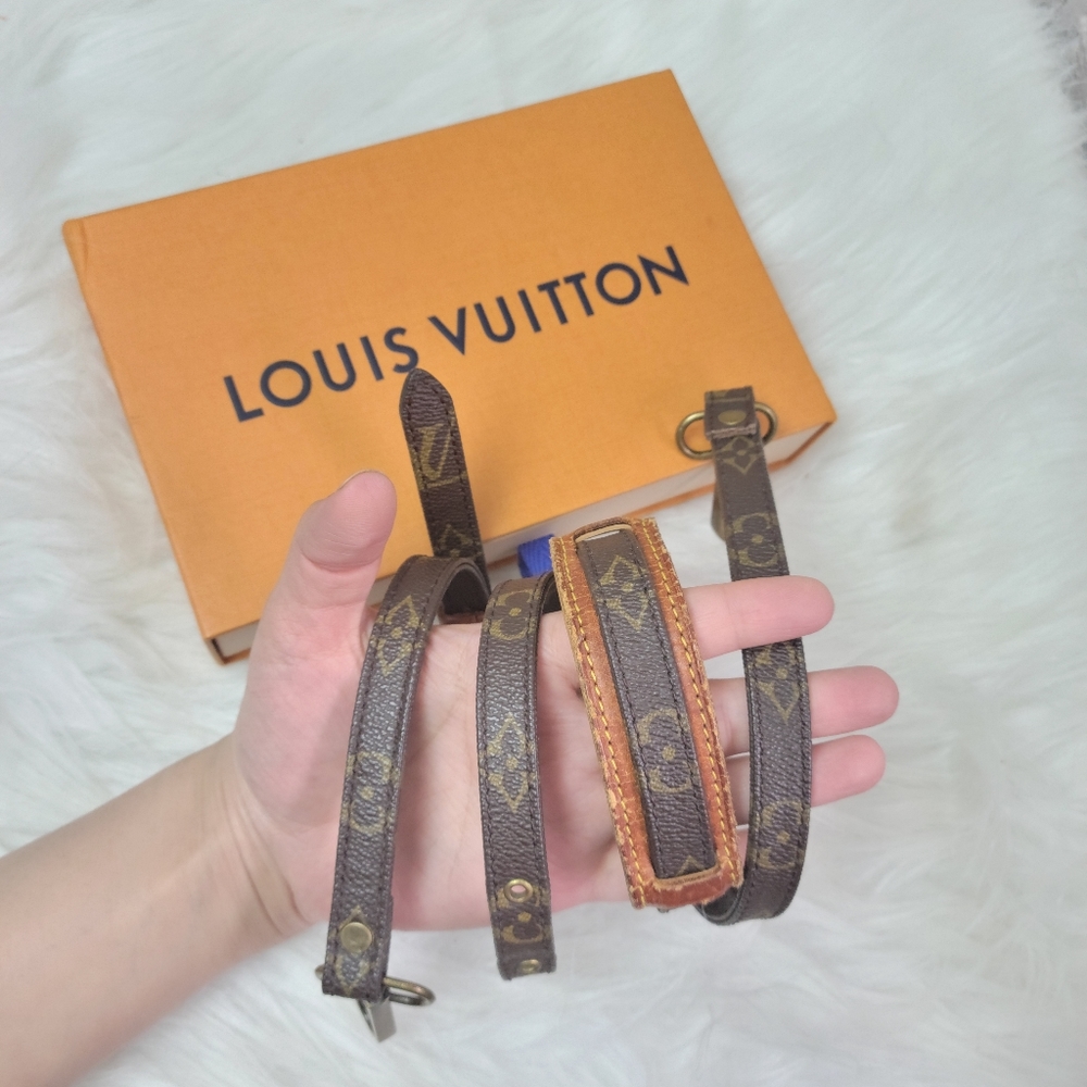 100% Authentic Louis Vuitton Monogram crossbody strap - Picture 1 of 13